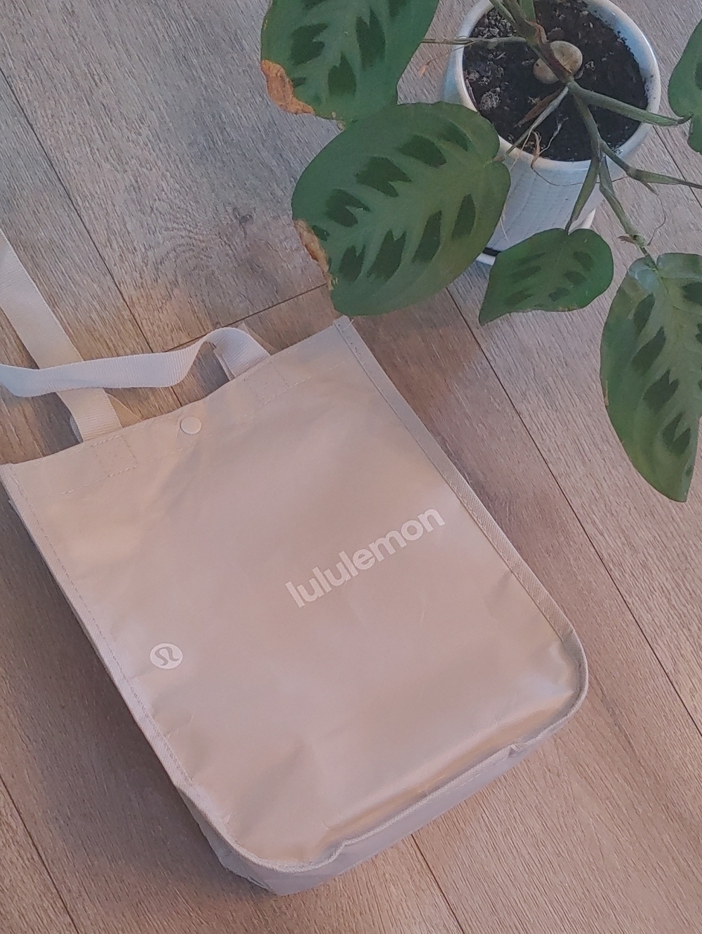 Free l Bundle To Receive Free lululemon l Small Tote Bag l Light Gray